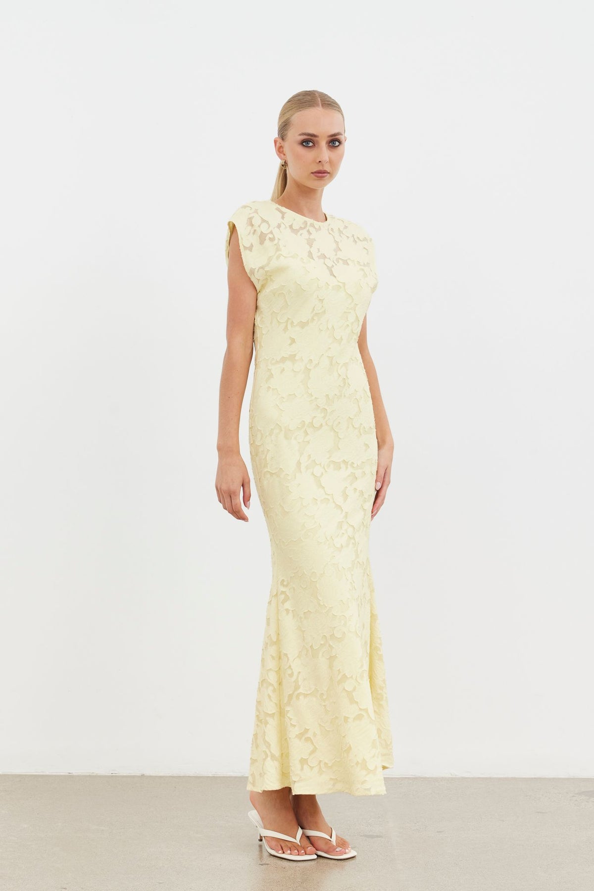 Amani Maxi Dress - Buttercream