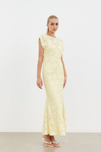 Amani Maxi Dress - Buttercream