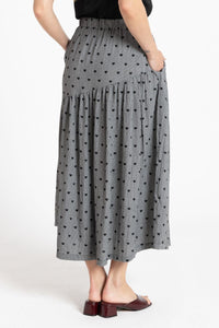 Devine Maxi Skirt / Black Heart