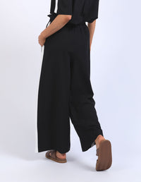 Frances Stripe Pant - Black