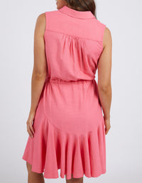 Clem Flippy Dress - Pink Lemonade