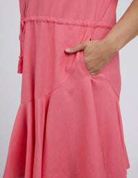 Clem Flippy Dress - Pink Lemonade