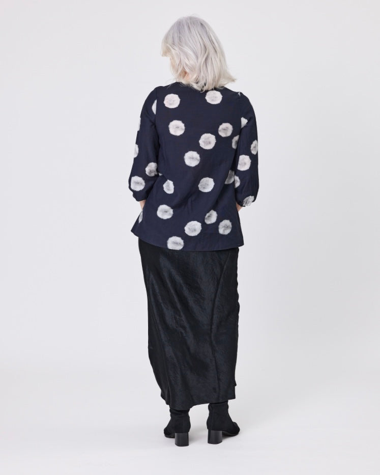 Annette Top / Black Dot - Girl Next Door Fashion