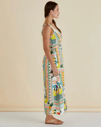 Tegan Midi Dress / Paradise Print