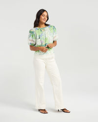 Paige Top / Botanical Patch