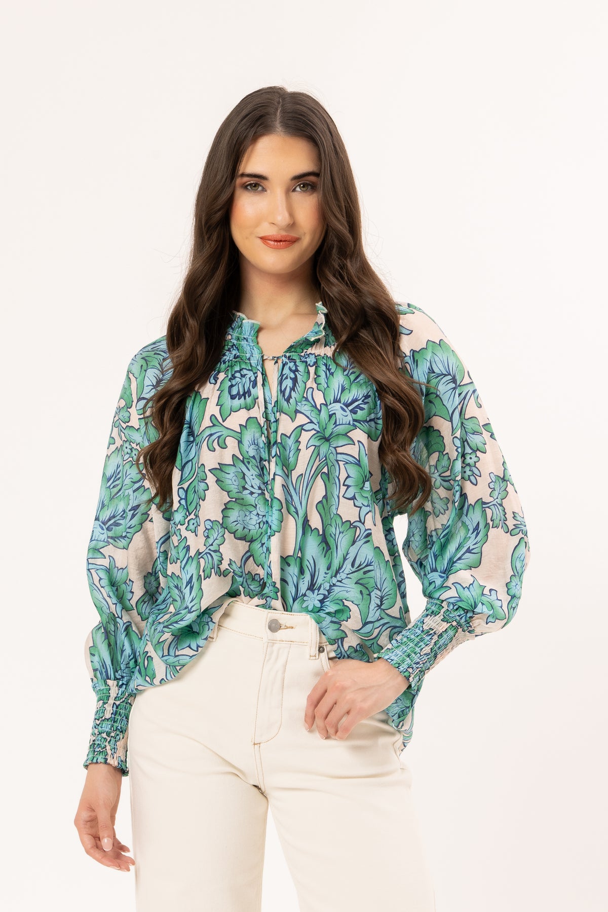 Encourage Top / Aqua Charm - Girl Next Door Fashion