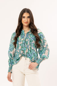 Encourage Top / Aqua Charm - Girl Next Door Fashion