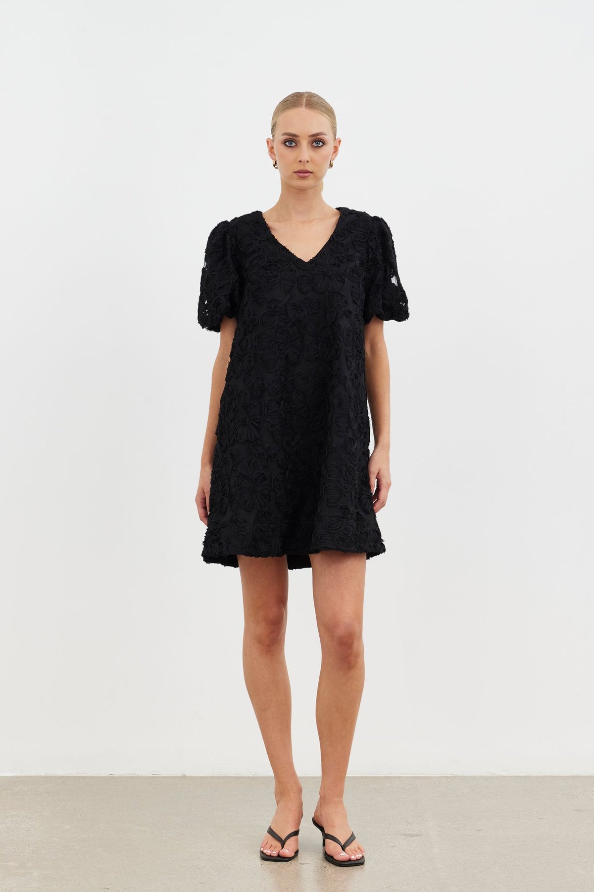 Harmony Mini Dress - Black Cornelli
