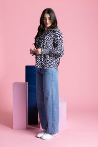 Wishful Top / Navy Poppy - Girl Next Door Fashion