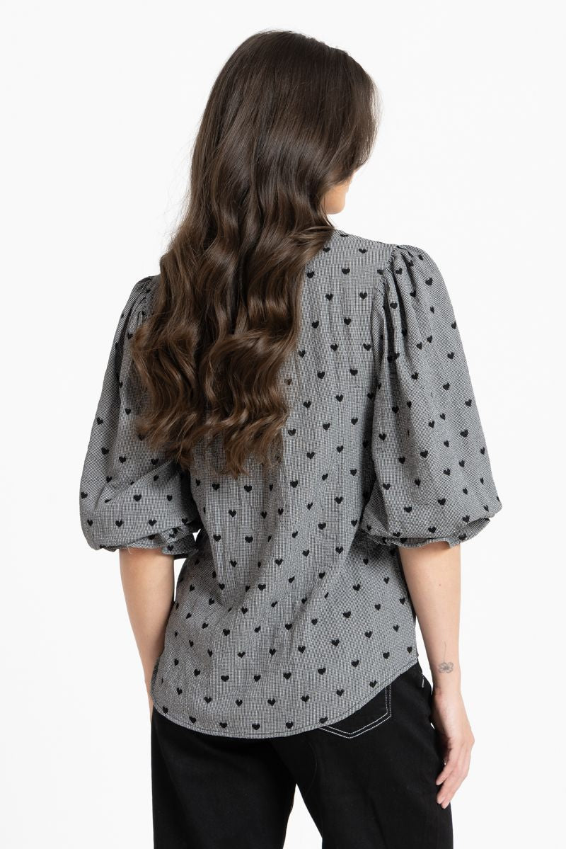 Graceful Top / Black Heart