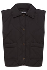 Argo Crop Vest - Black