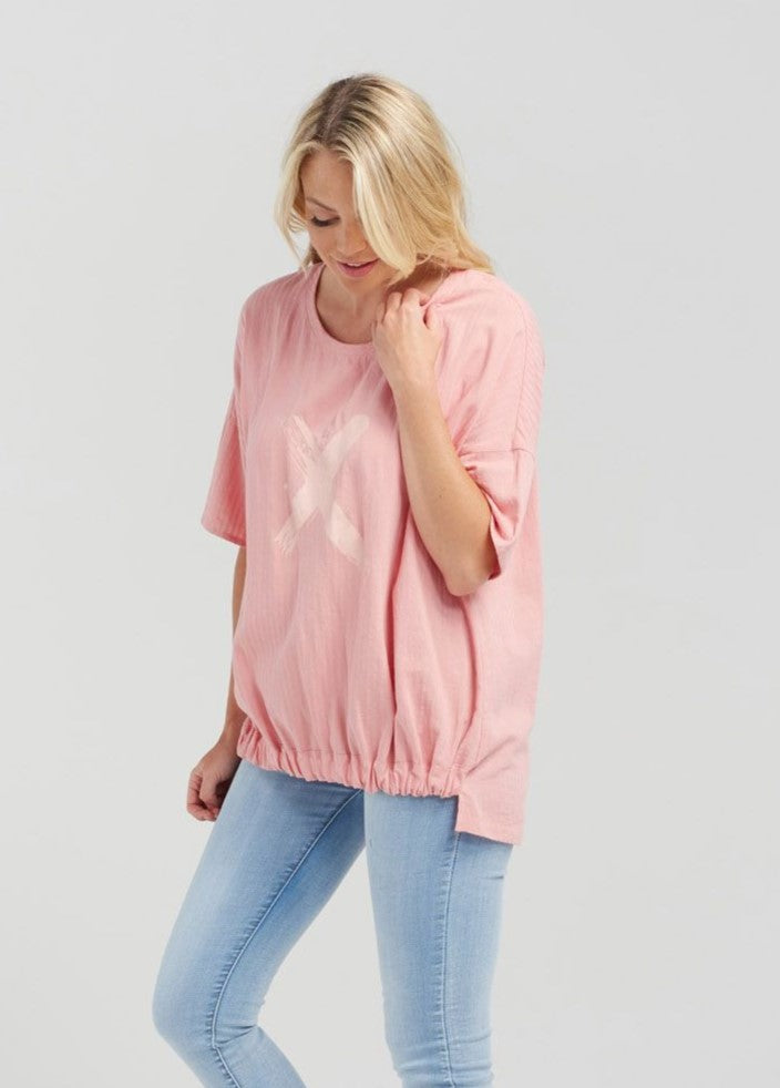 Nikita Top - Pink Stripe