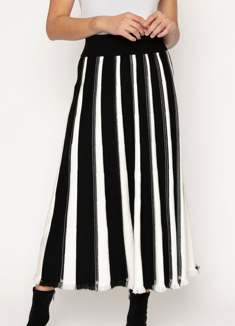 Valkyrie Skirt - Black/White