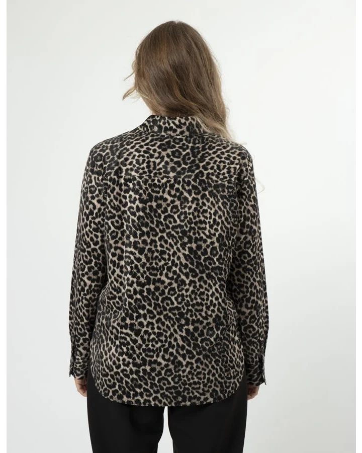 Lennon Shirt - Purrfect Leopard