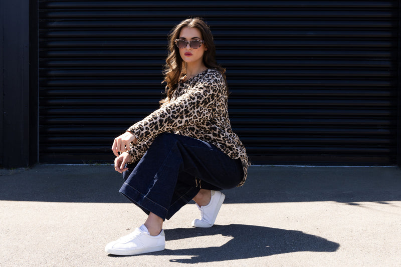 Tied Up Jacket - Animal Print