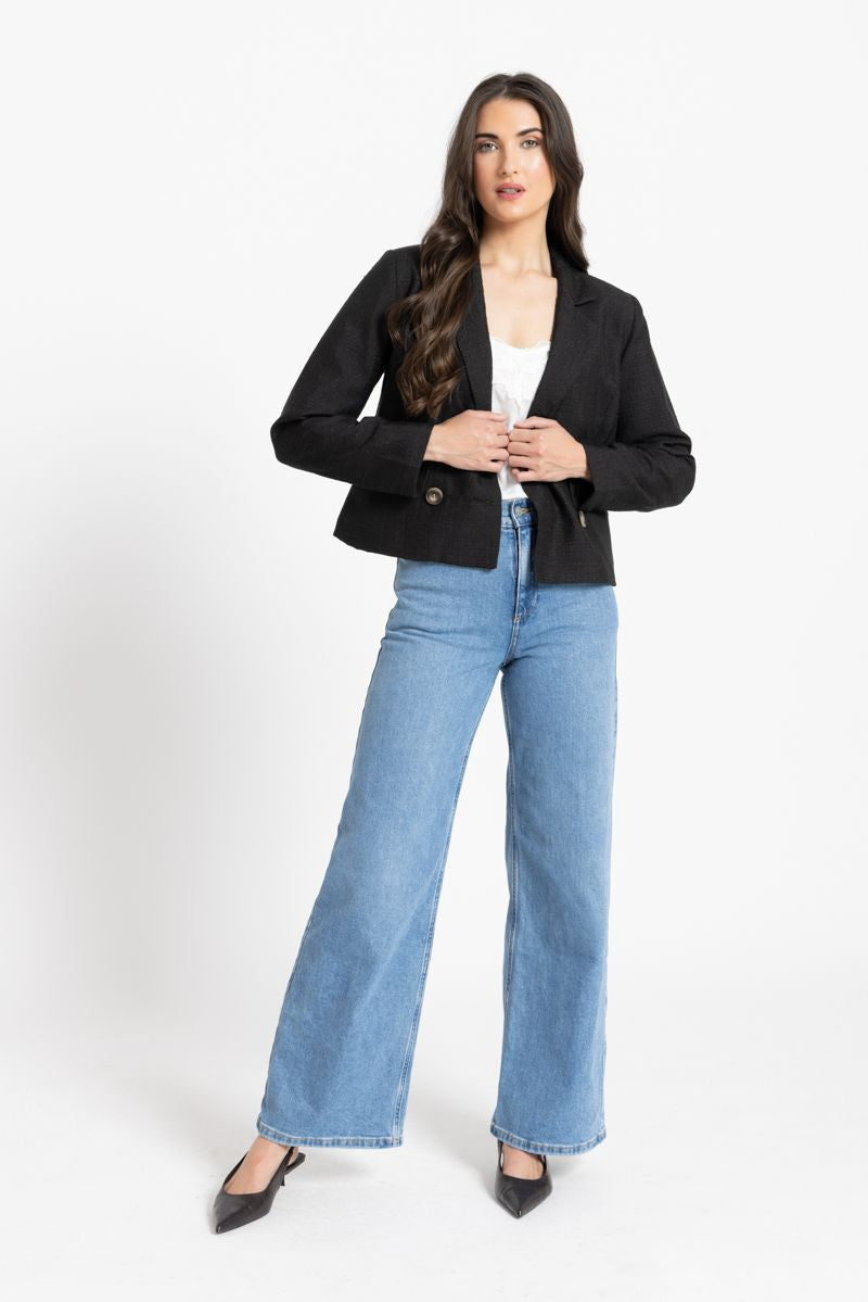Audrey Blazer / Black Shimmer