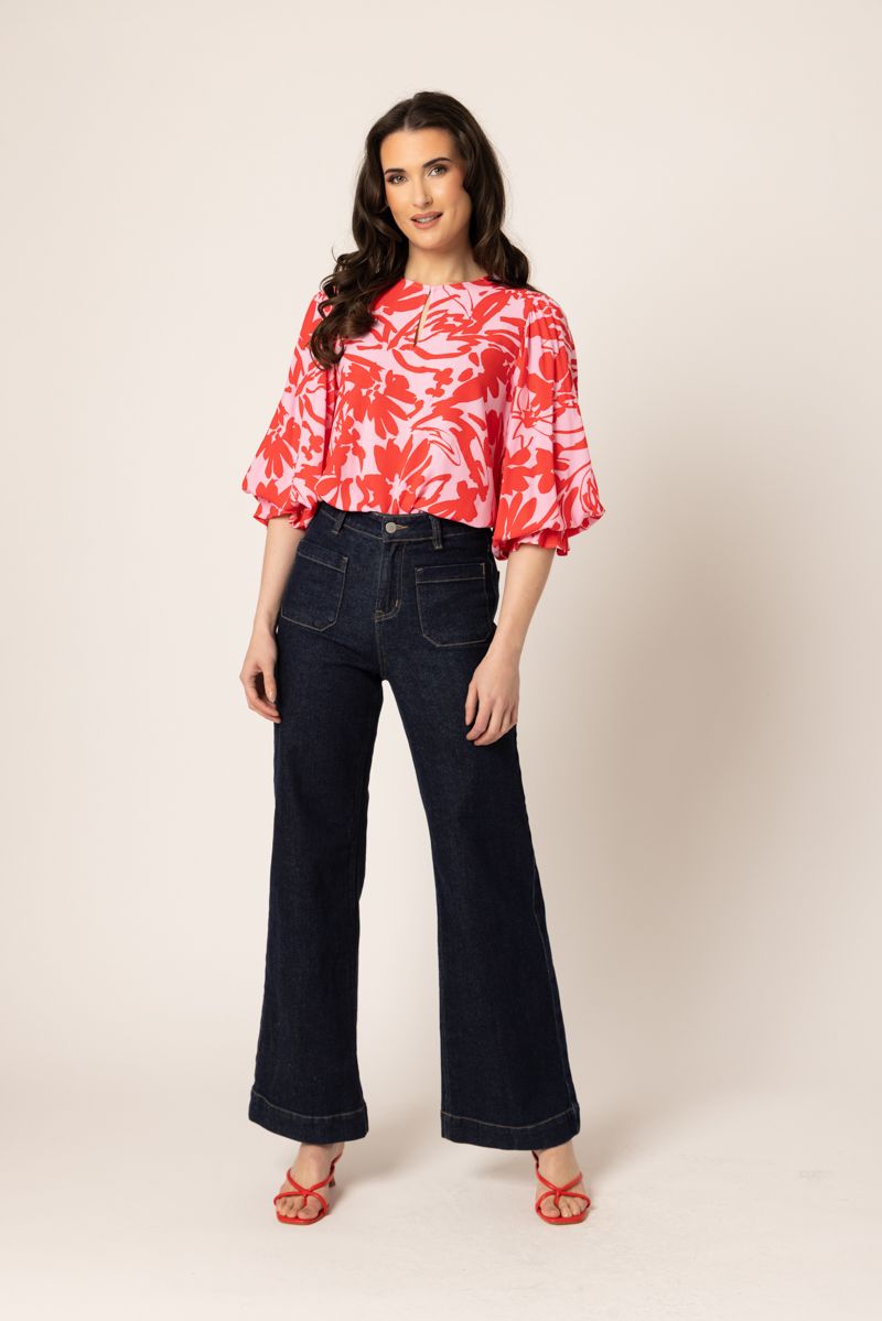 Fleur Top / Pink Lady