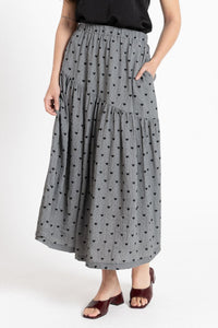 Devine Maxi Skirt / Black Heart