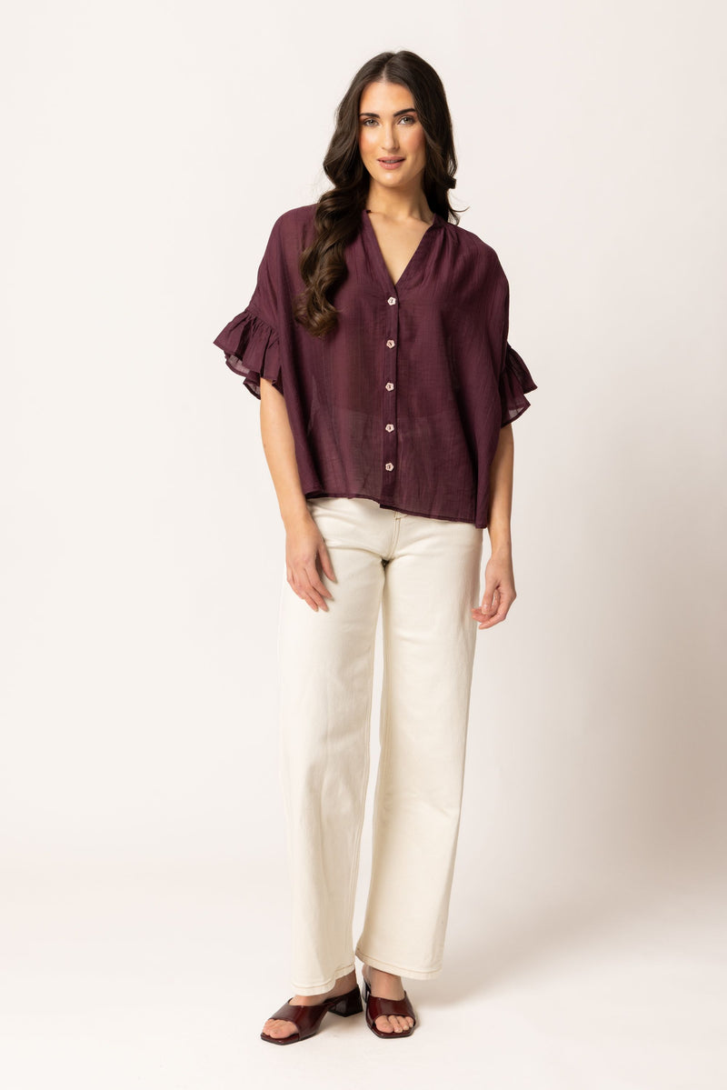 Riverstone Shirt / Plum