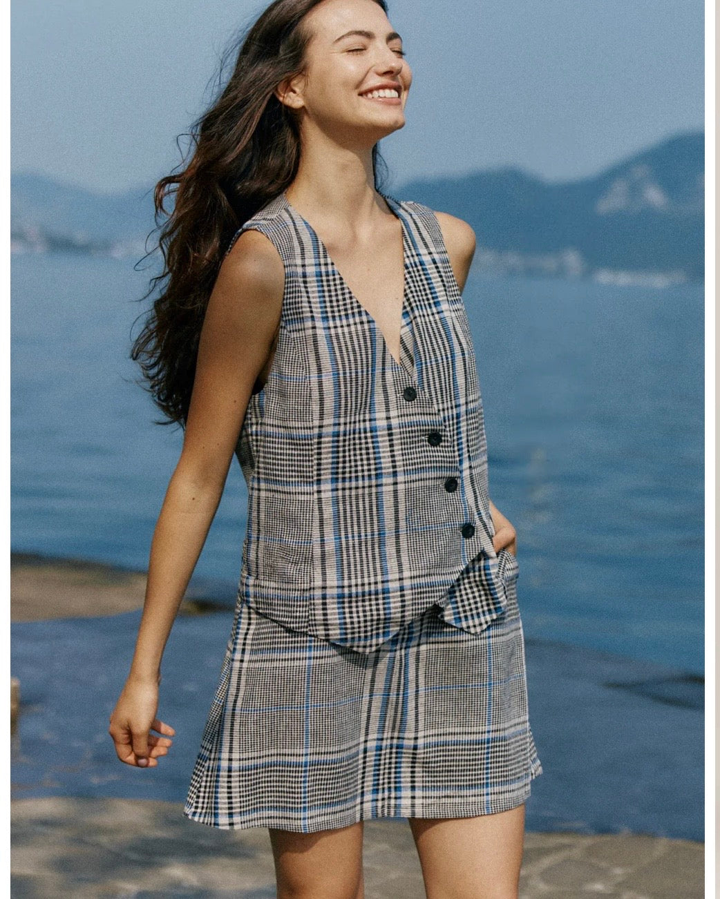 Blakely Mini Skirt - Prince of Wales Check