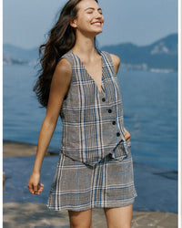 Blakely Mini Skirt - Prince of Wales Check