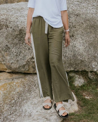 Indiana Wide Leg pant -Bonsai