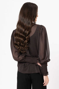 Byron Blouse / Mocha Lace