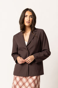 Relaxed Blazer / Cacao