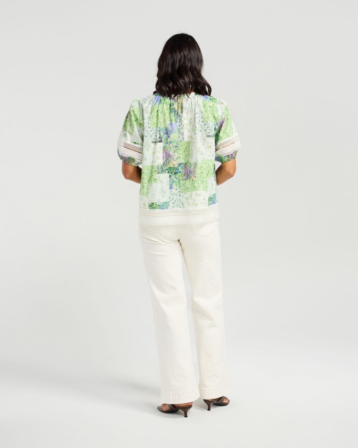 Paige Top / Botanical Patch