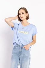 Drma Zoe Tee - Blue/Yellow