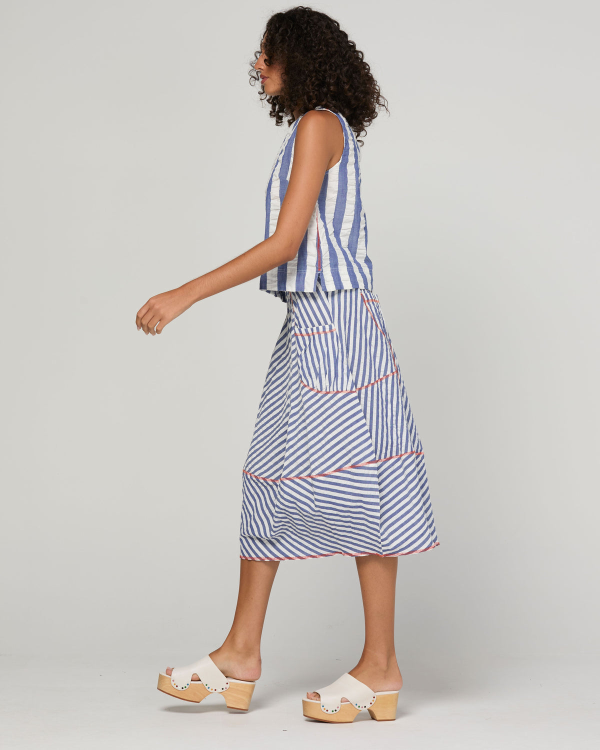 Guru Skirt / Ocean Stripe