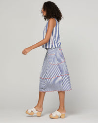 Guru Skirt / Ocean Stripe
