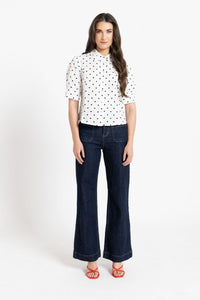 Dinner Date Shirt / Vanilla Spot