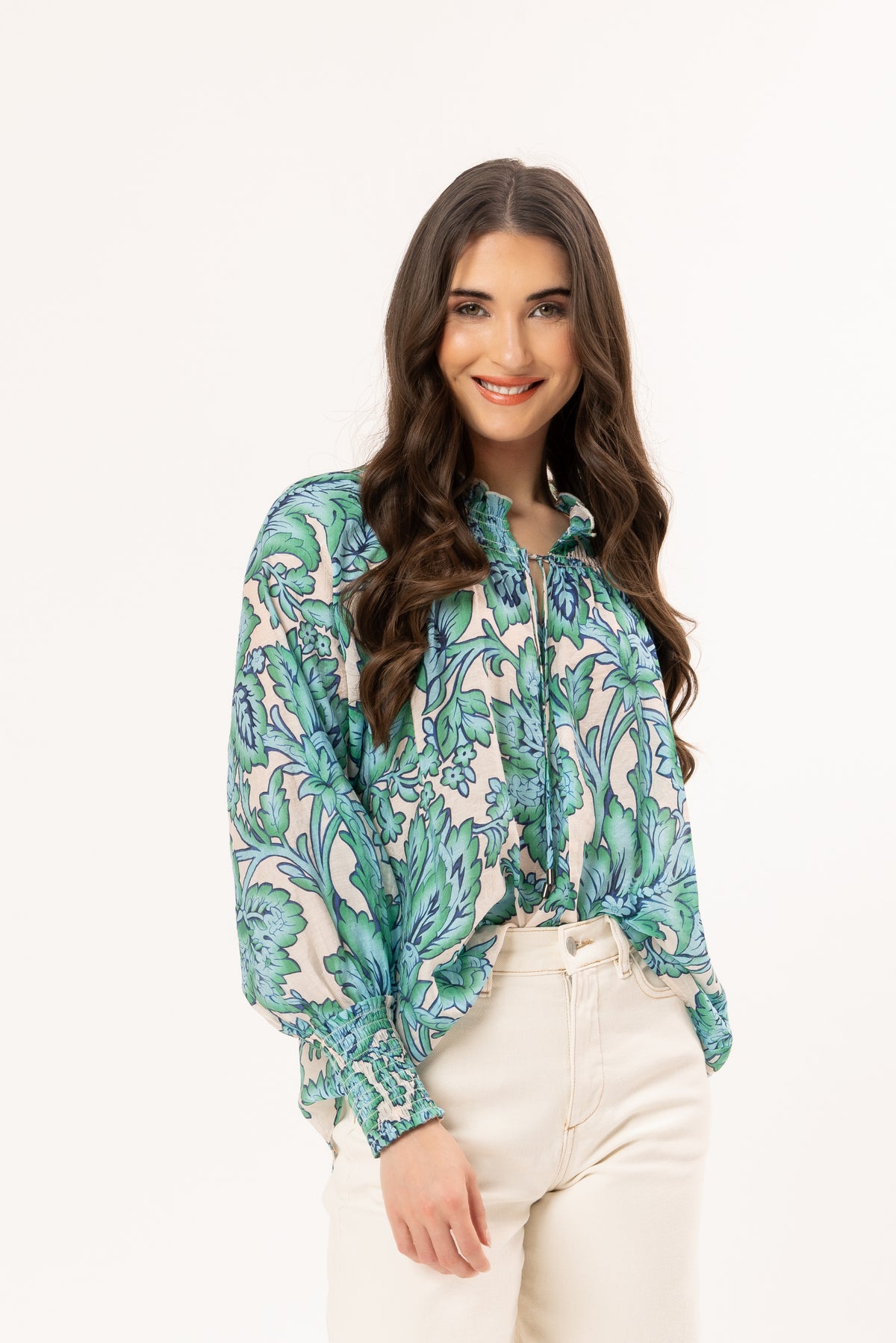 Encourage Top / Aqua Charm - Girl Next Door Fashion