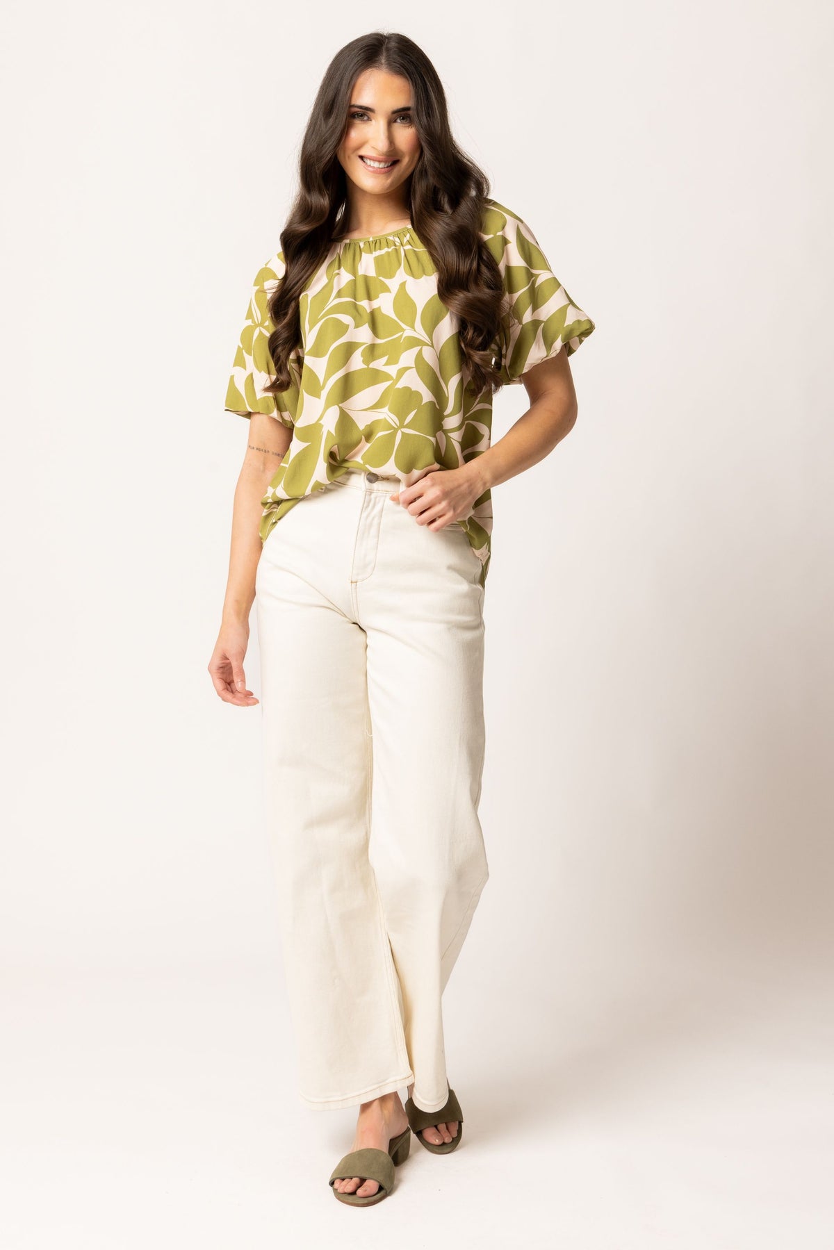 Haven Top / Avocado Leaf