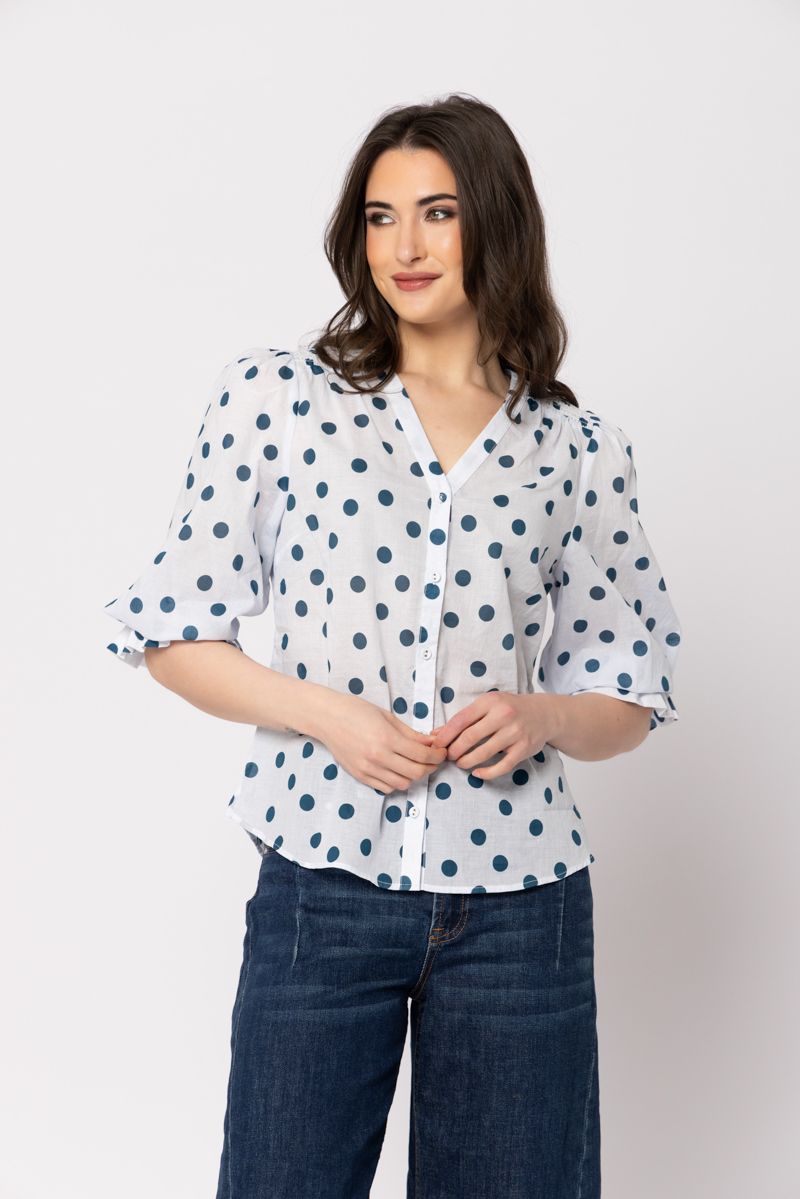 Capella  Blouse/ Ink Spot
