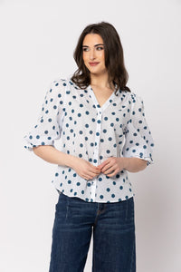 Capella  Blouse/ Ink Spot