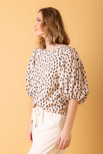 Tasmin Blouse - Sprinkle Beige