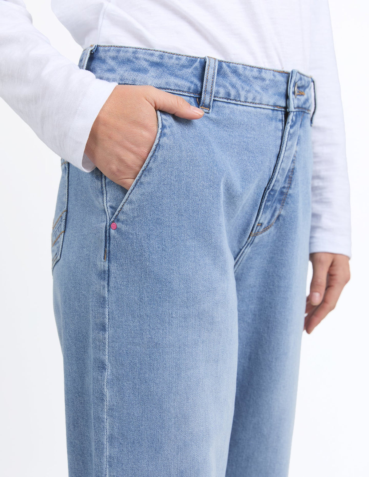 Izzy Wide Leg Jean / Vintage Blue Wash