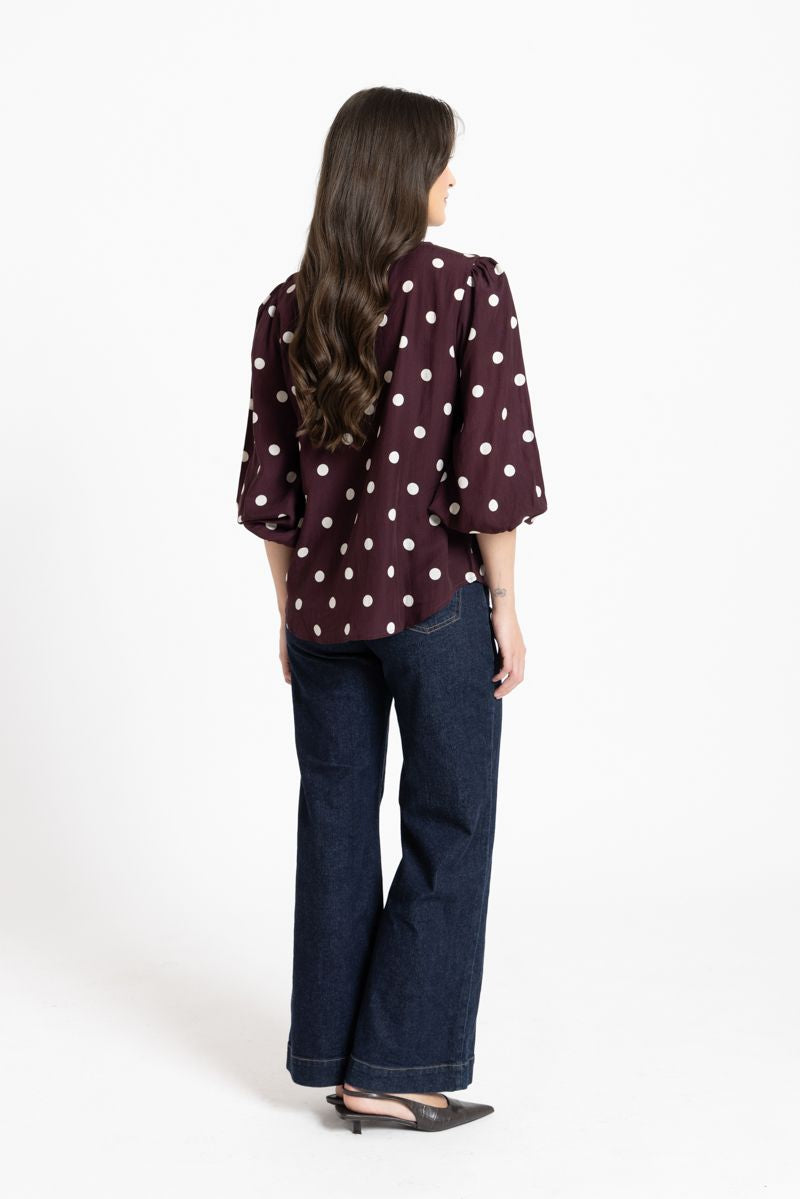 Brilliance Blouse / Affogato Spot