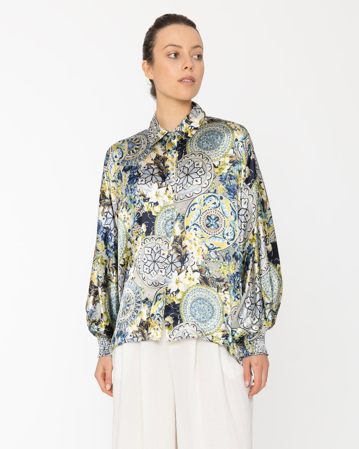 Inka Shirt -  Royal Print