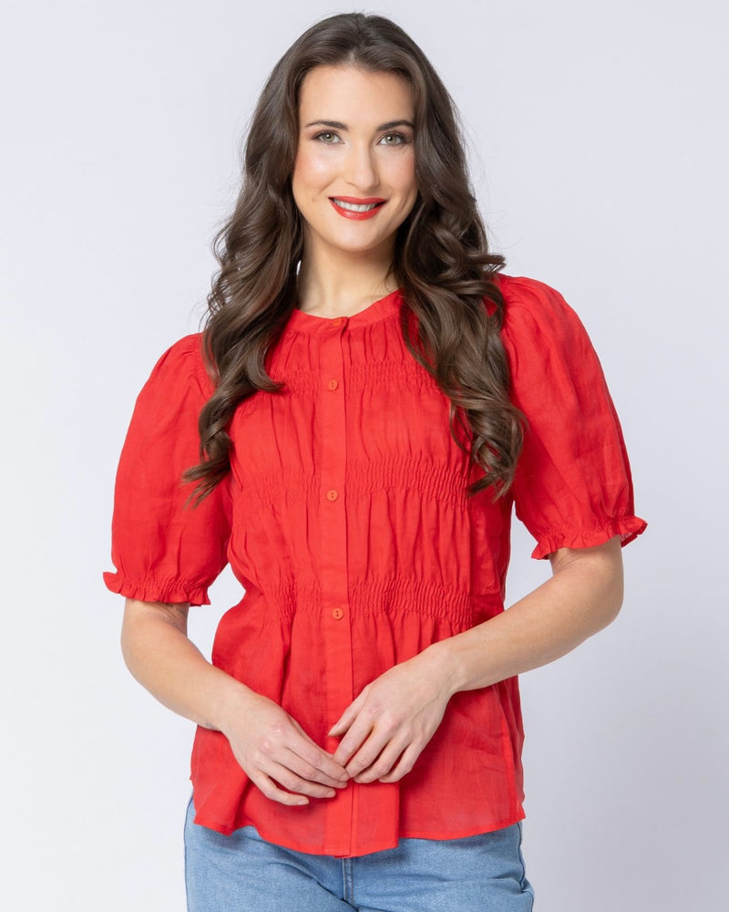 Bonita Top / Emerald Ramie