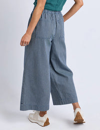 Julia Pinstripe Denim Pant