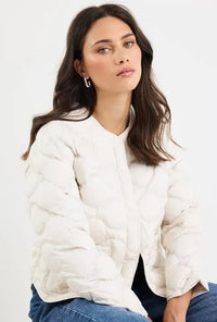 Premium Putty Down Filled Quilted Jacket