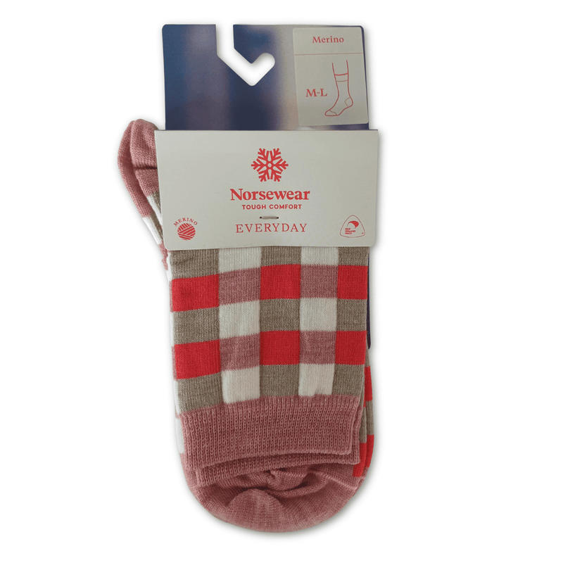 Check Sock / Strawberry