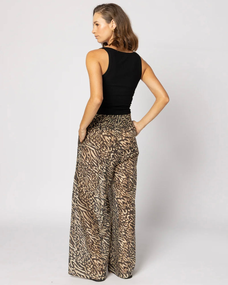 Pilazzo Pant - Zebra Print