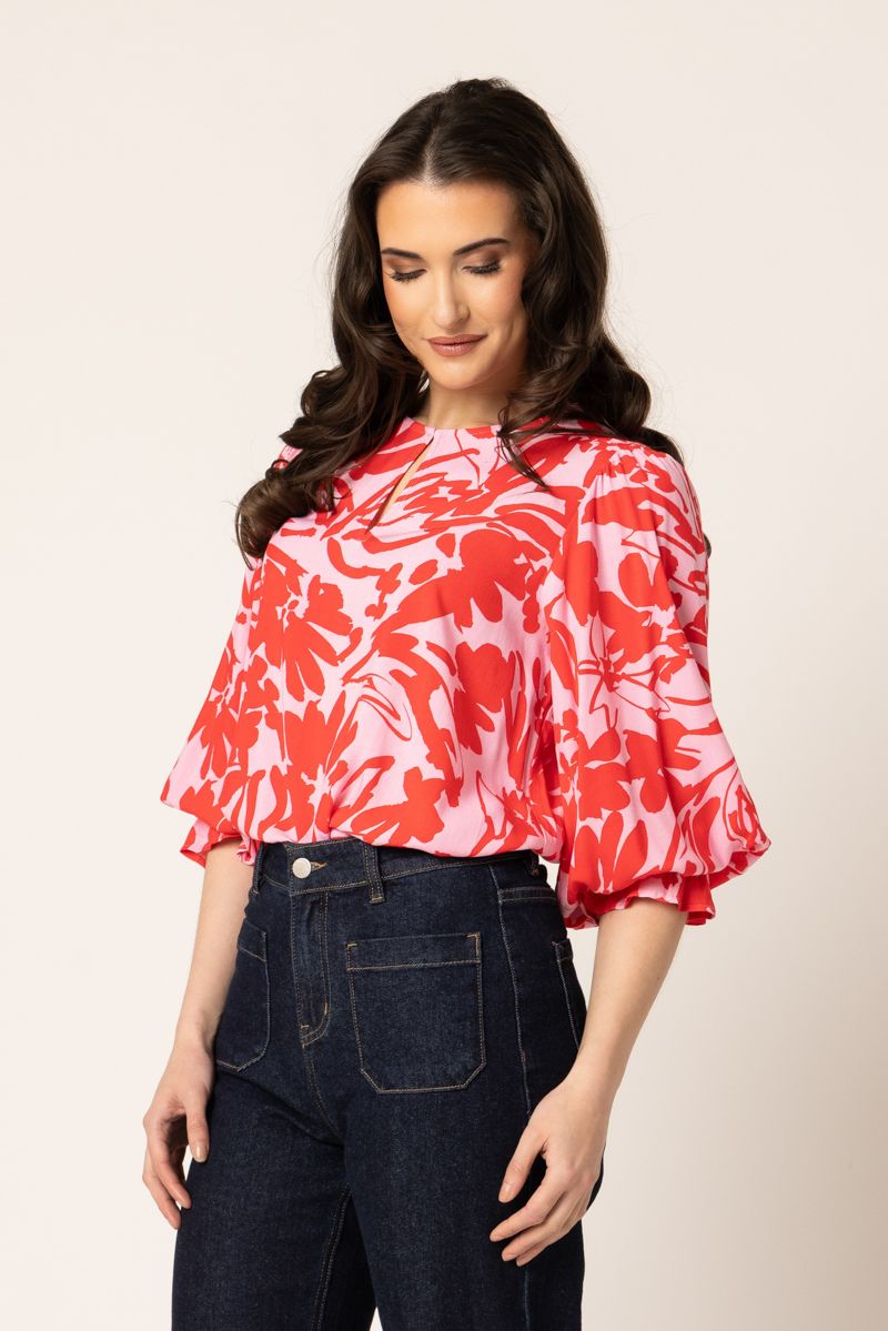 Fleur Top / Pink Lady
