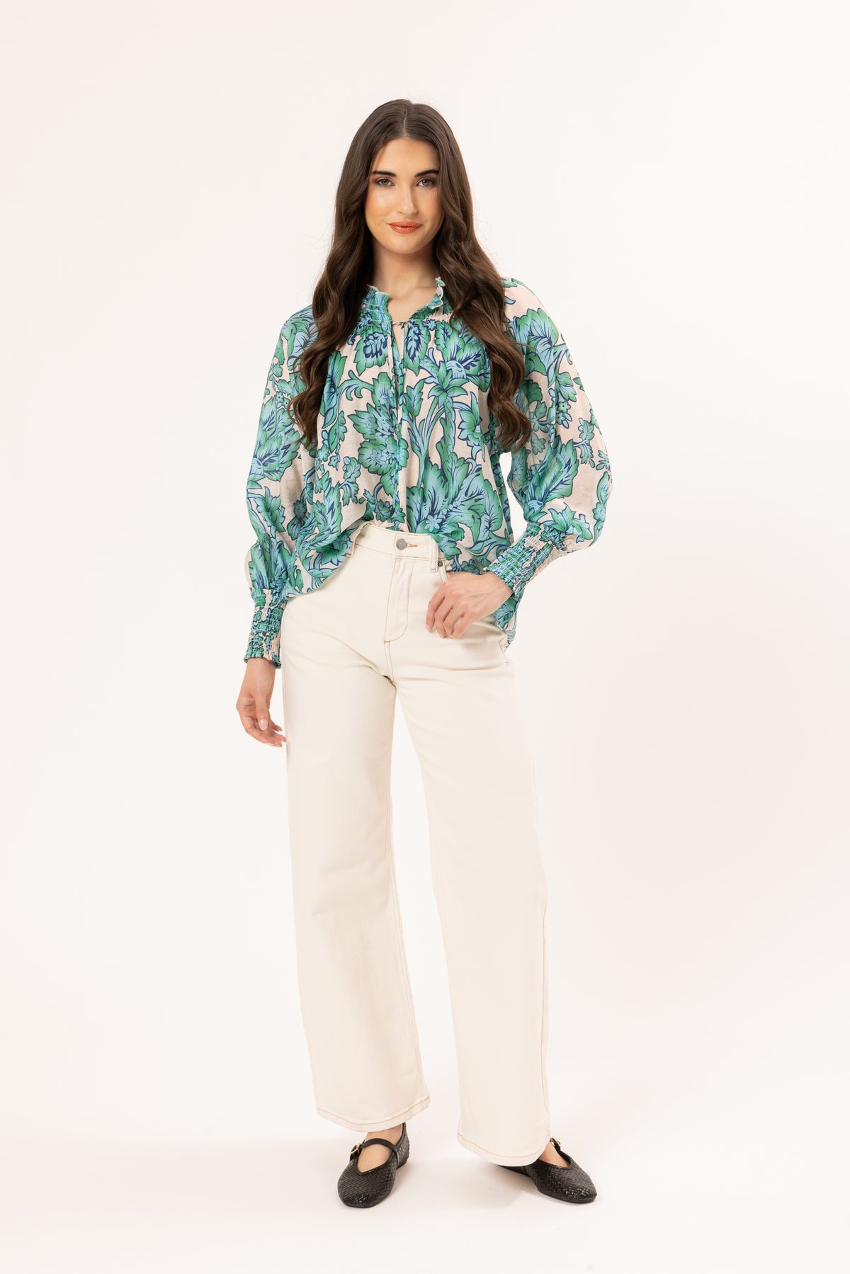 Encourage Top / Aqua Charm - Girl Next Door Fashion