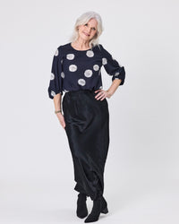 Annette Top / Black Dot - Girl Next Door Fashion
