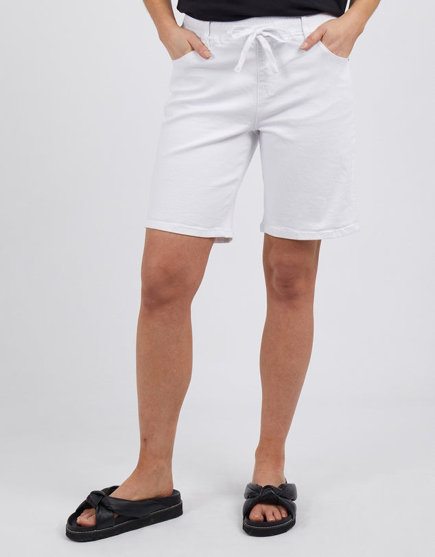 Gabby Bermuda Shorts / White